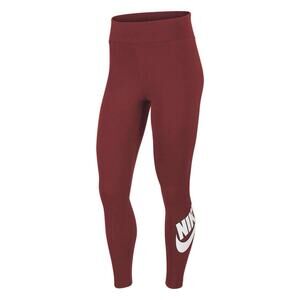 Nike NWT Sportswear Leggings Women’s L Burgundy Tight Fit Regular Length